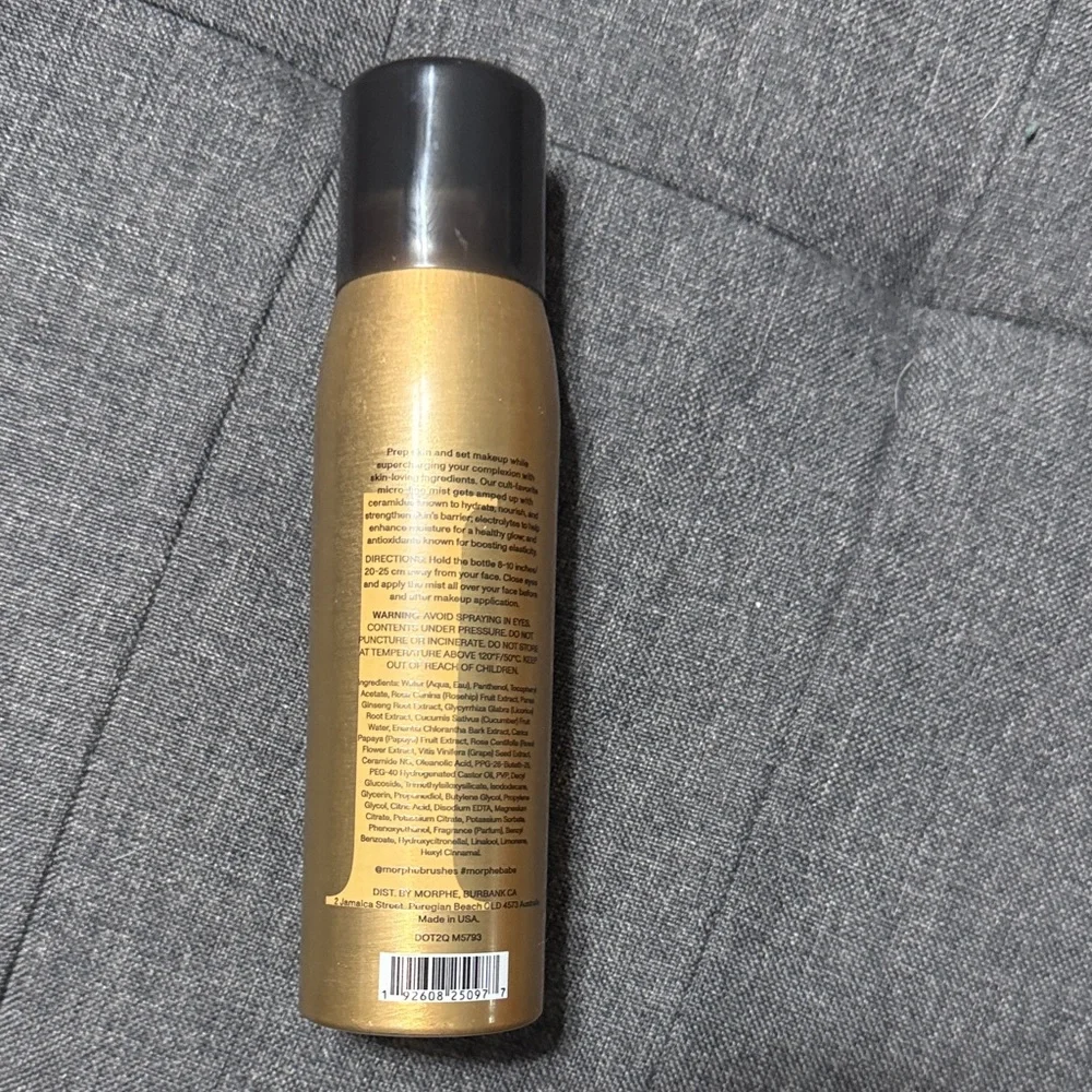 Morphe Gold Continuous Prep & Set Mist